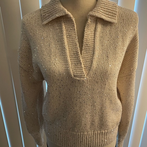 J. Crew Cream pullover Sweater - Picture 5 of 5